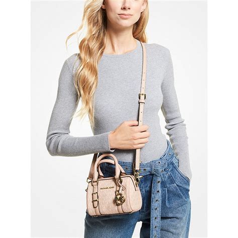 michael kors bedford legacy extra-small logo duffle crossbody bag|Bedford Legacy Extra.